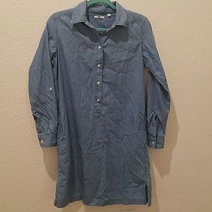 Uniqlo chambray dress